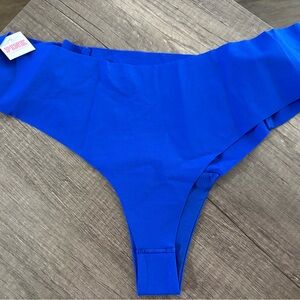 Victoria's Secret Pink Blue Thong